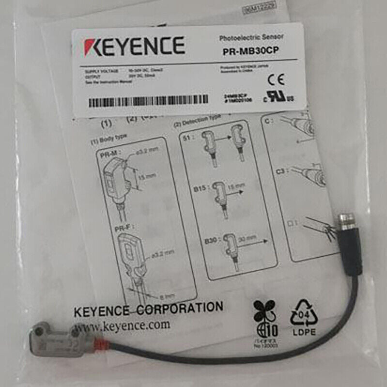 KEYENCE Photoelectric Switch Sensor PR-MB30CP - KEYENCE