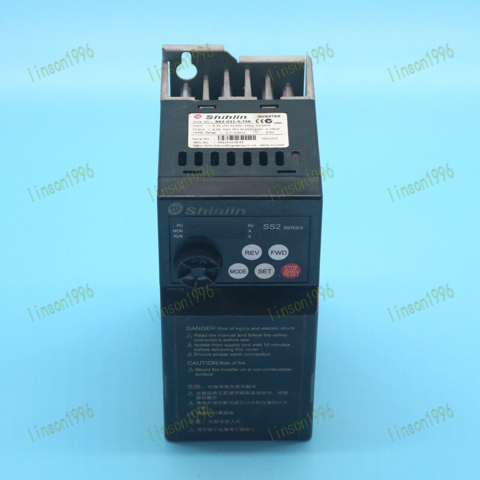 used 1PC  For Shihlin SS2-021-0.75K Converter Tested Good OK Shihlin