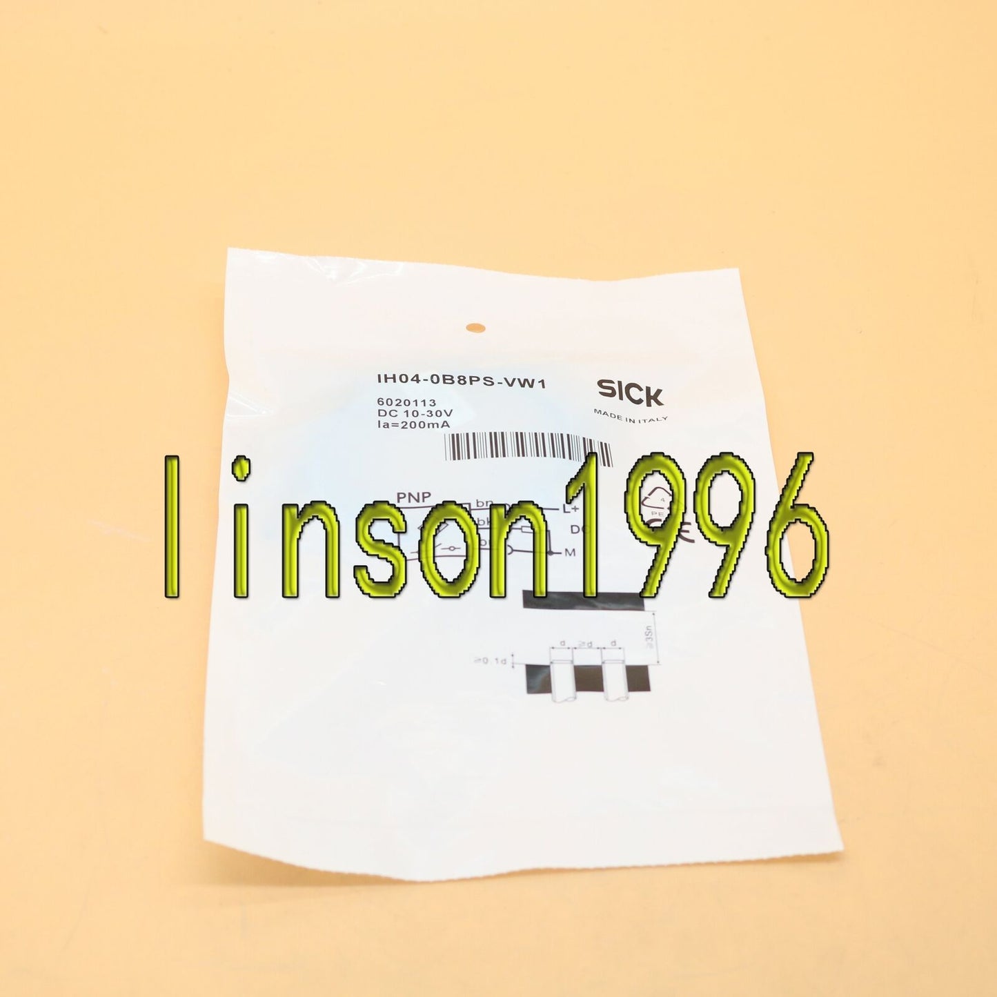 ONE SICK IH04-0B8PS-VW1 6020W Photoelectric Switch Spot Stock - SICK