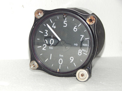 Used Aircraft Altimeter Indicator JAEGER Ation Flight Instrument - JAEGER