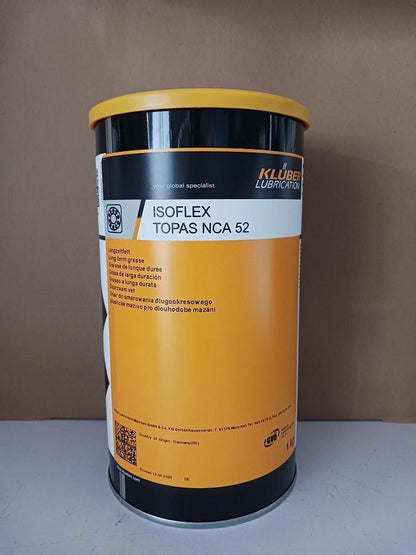 KLUBER Lubrication ISOFLEX TOPAS NCA 52 Grease 1Kg ( 35.3 OZ) free ship.