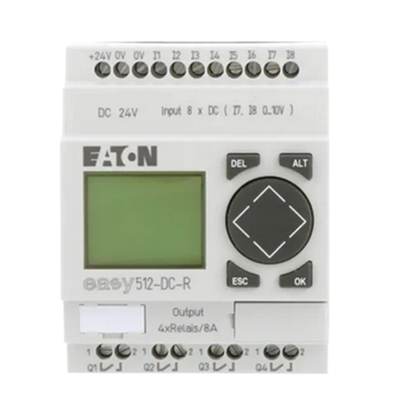 Logic Module EASY512-DC-R Controller 24VDC Supply - EATON MÖLLER CONTROLLER
