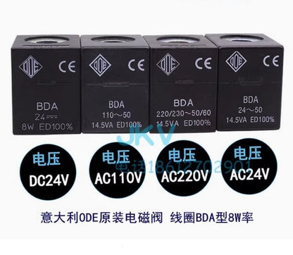 1PCS For ODE Solenoid Valve Coil AC24V BDA08024DS