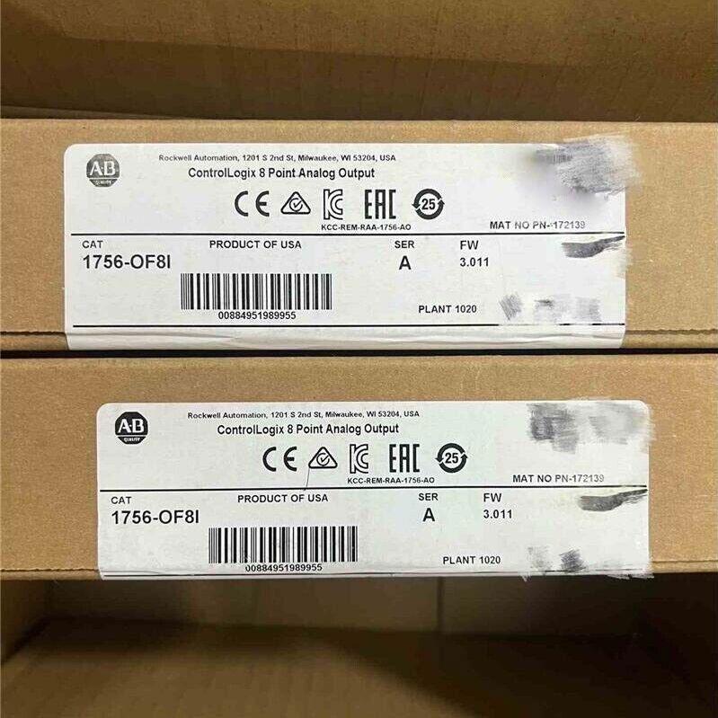 Allen Bradley 1756-OF8I SER A ControlLogix 8 Point Analog Output Module AB - ALLEN BRADLEY