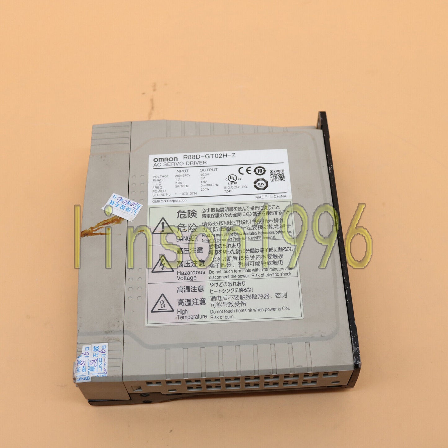 used Omron ONE R88D-GT02H-Z tested good condition - OMRON