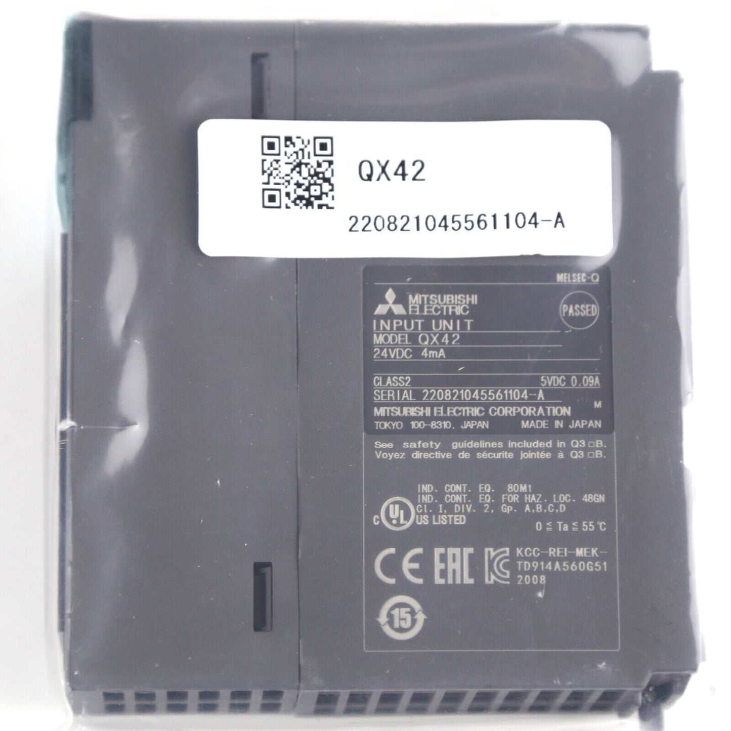 NEW Mitsubishi MELSEC-Q QX42 Compact PLC Input Module - 64 Points 24VDC - MITSUBISHI