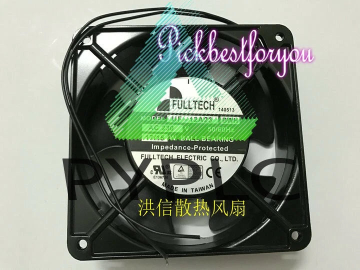 FULLTECH UF-12A23 BWH 230VAC 17/15W 120x120x38MM 2wire cooling fan M823B QL