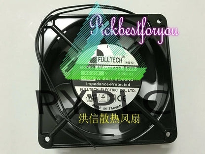 FULLTECH UF-12A23 BWH 230VAC 17/15W 120x120x38MM 2wire cooling fan M823B QL