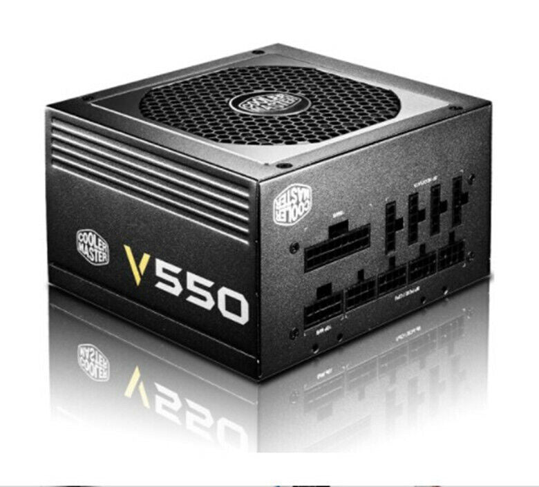 new Cooler Master V550 550W Game Power 80PLUS Gold Full Module Japanese Capacitor - COOLER MASTER