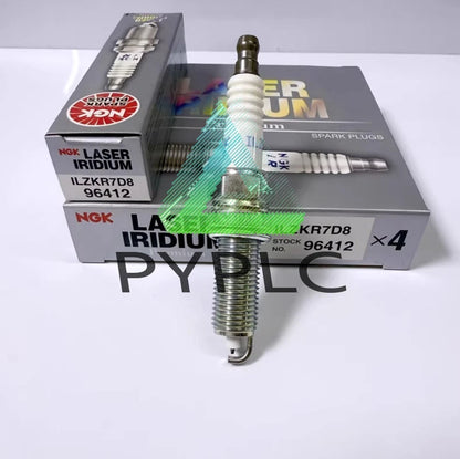 FOR Spark Plug NGK 96412 ILZKR7D8 Set of 4 Pcs