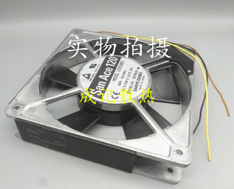 1pcs Sanyo 109S485 100V 13.5 / 12W 12025 with sensor signal line fan