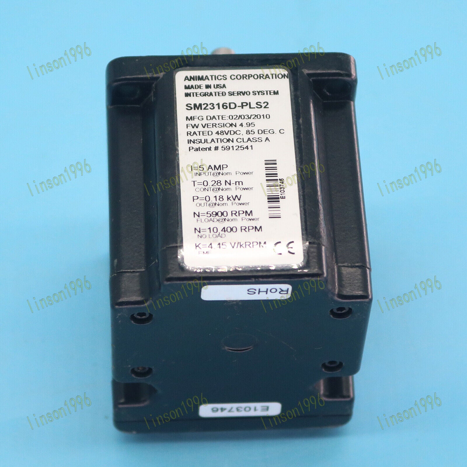 used One For SMART Servo Motor SM2316D-PLS2 Fully Tested - SMART