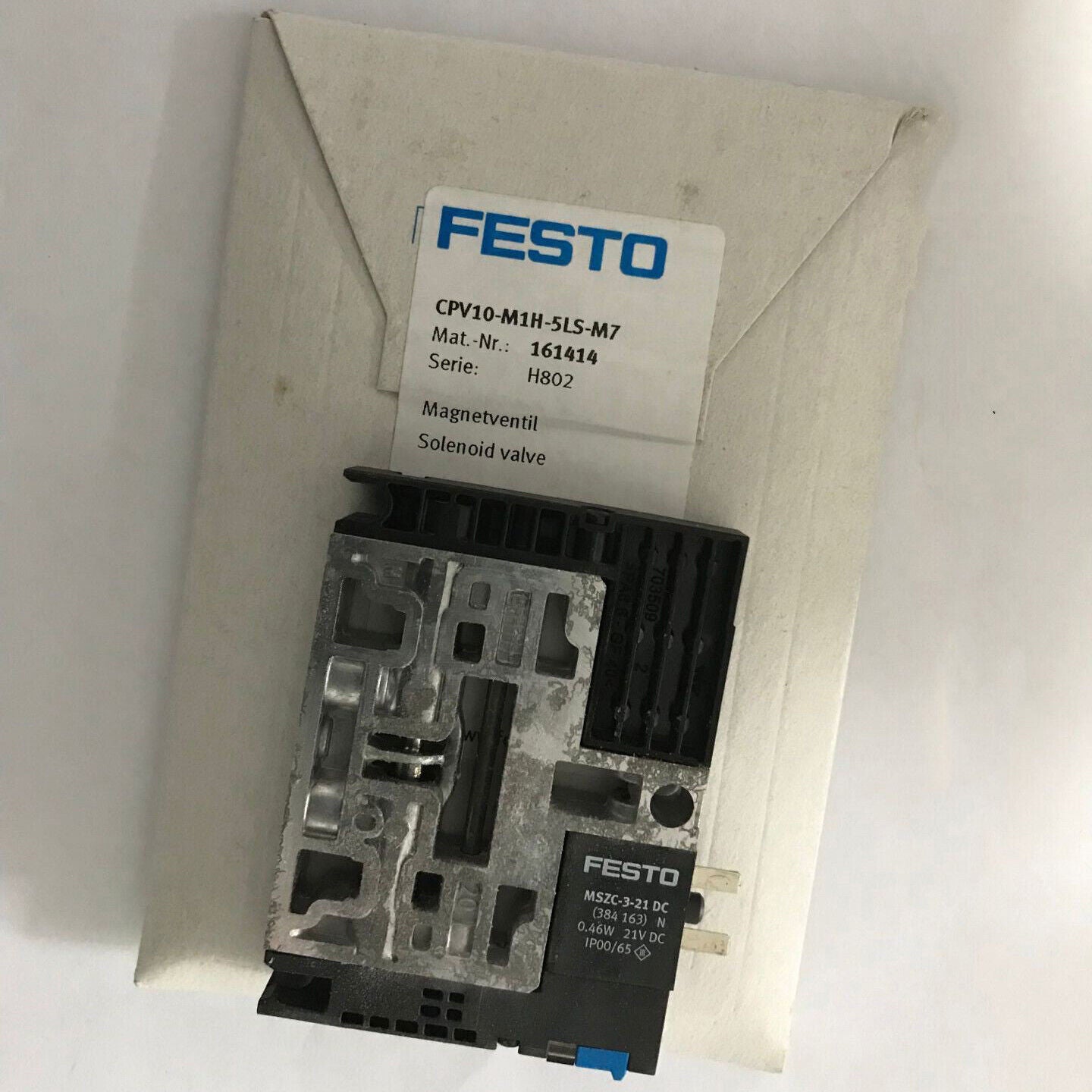 1PC FESTO Solenoid Valve CPV10-M1H-5LS-M7 161414 Fast - FESTO