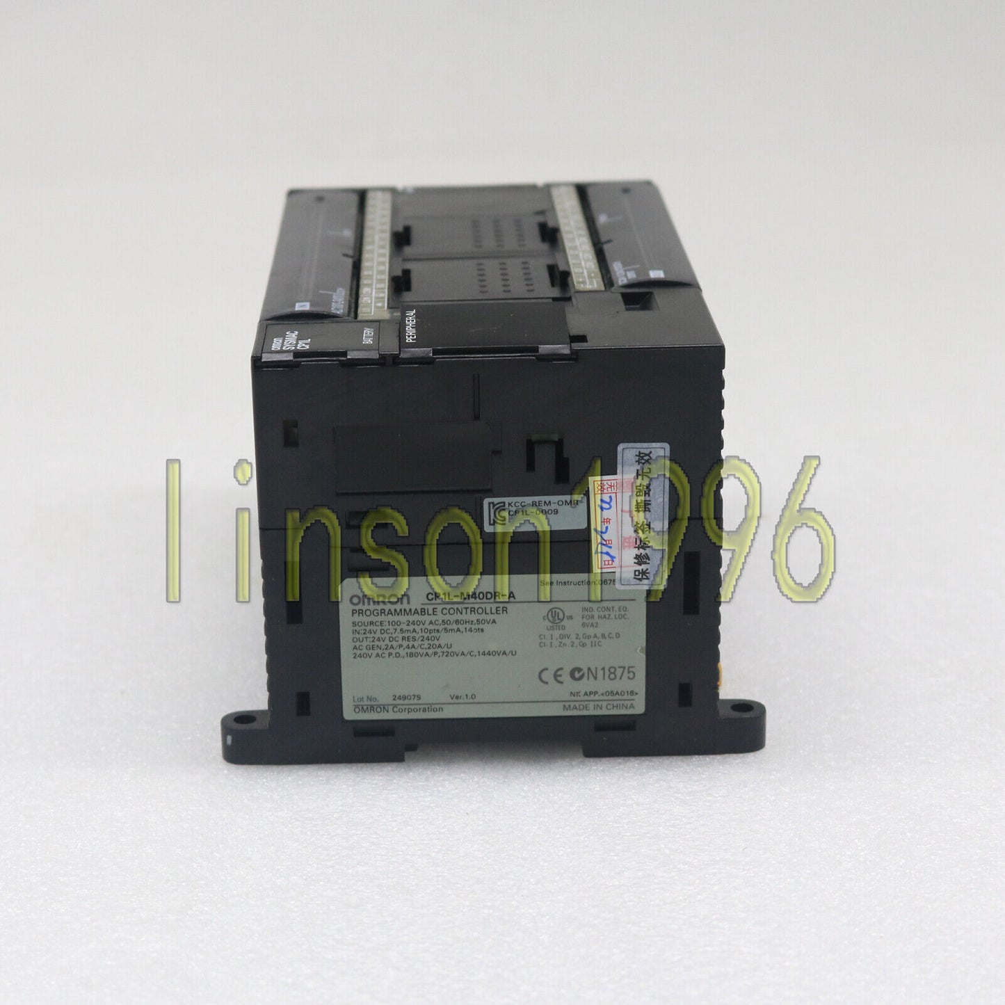 Omron CP1L-M40DR-A Tested PLC Module – Used - OMRON
