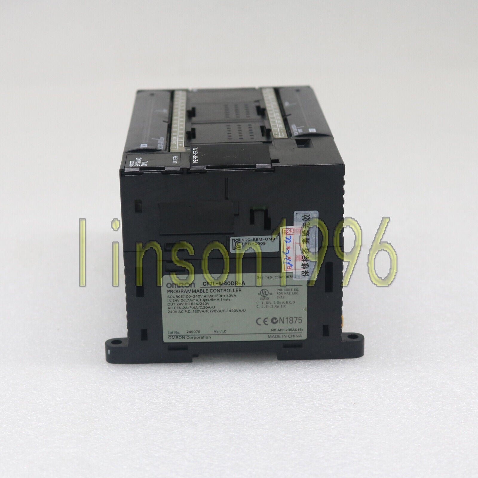 Omron CP1L-M40DR-A Tested PLC Module – Used - OMRON