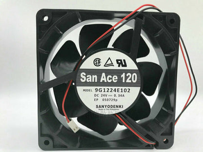 new Fan 9G1224E102 DC 24V 0.34A 12038 12CM 2 Pin - FAN