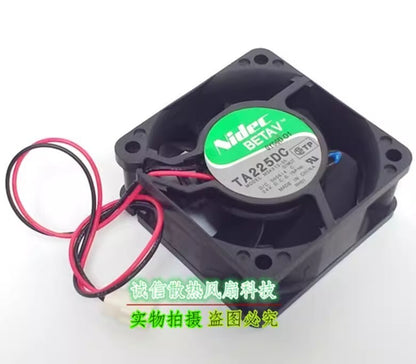 NIDEC TA225DC M34313-55 DC24V 0.16A 60*60*25MM 2-Pin Inverter Cooling Fan