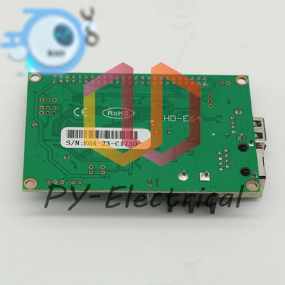 1PCS HD-E64 network port + U disk control card LED strip screen card~