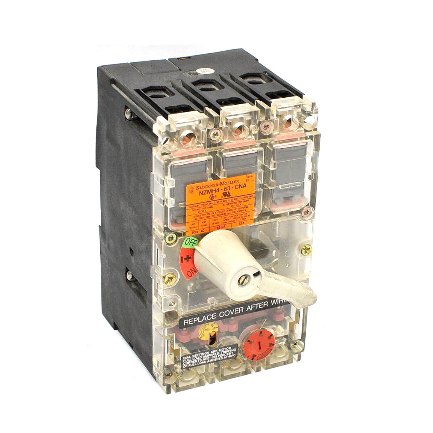 Klockner-Moeller NZMH4-63-CNA Circuit Breaker - KLOCKNER-MOELLER