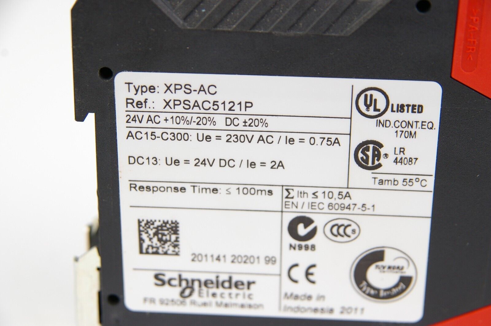 new Schneider Electric XPSAC5121P Safety Relay Module - SCHNEIDER ELECTRIC