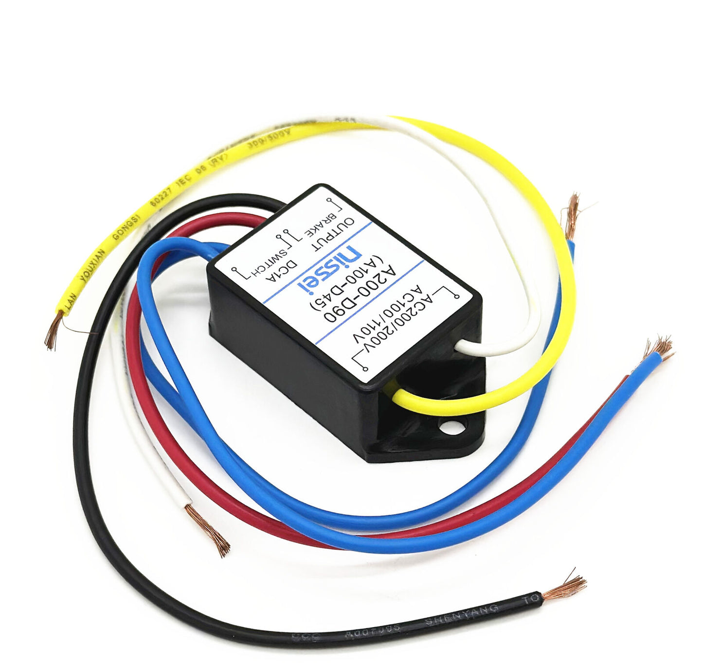 new Nissei A200-D90 A100-D45 AC 200/220V 100/110V OUTPUT DC 1A half-wave rectifier