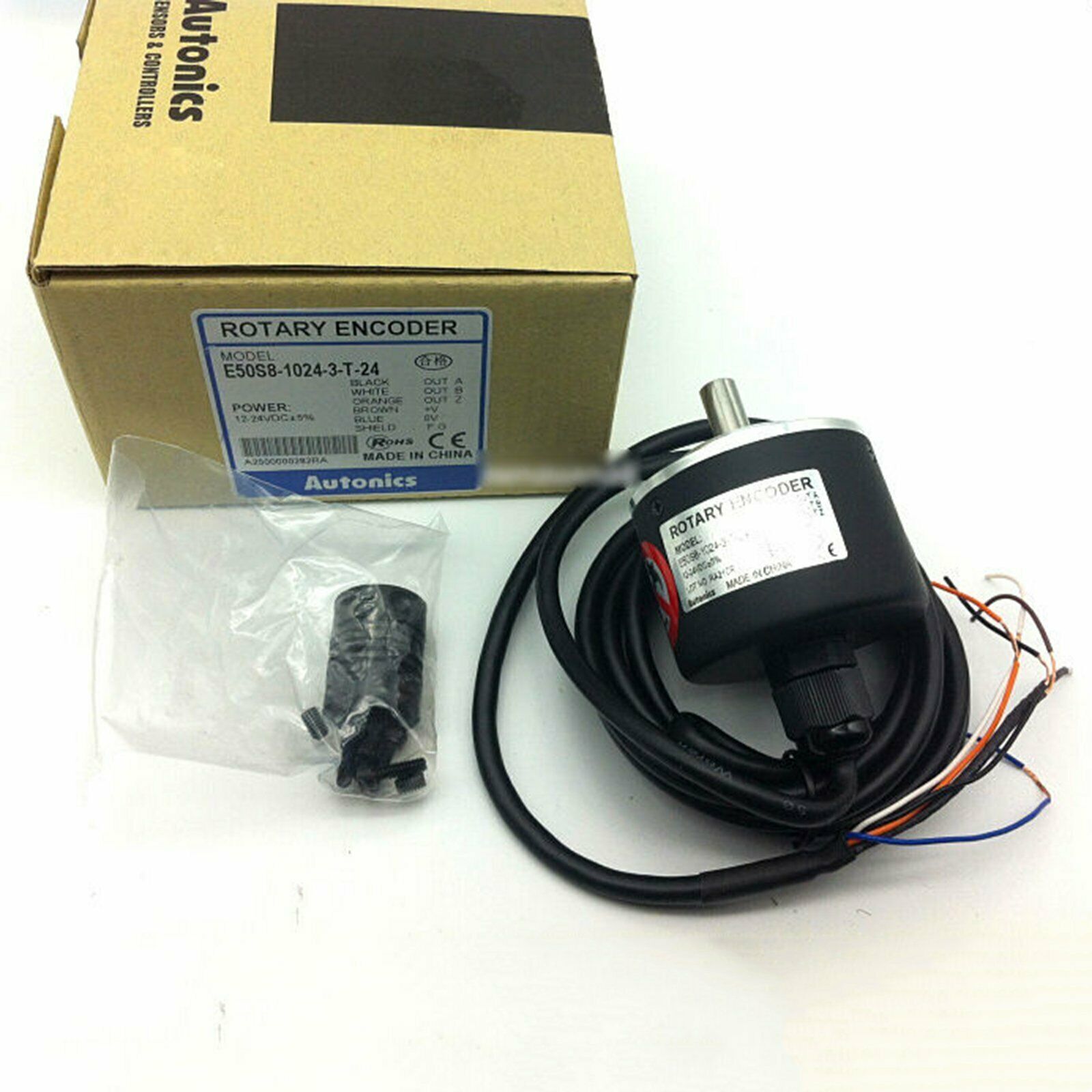 new 1 PCS  E50S8-1024-3-T-24 For Autonics rotary encoder Autonics