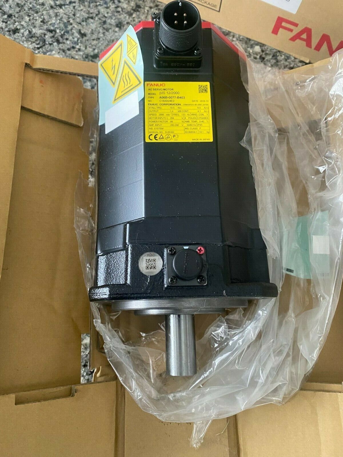 new A06B-0075-B003 Fanuc SERVO MOTOR ping A06B-0075-B003 - FANUC