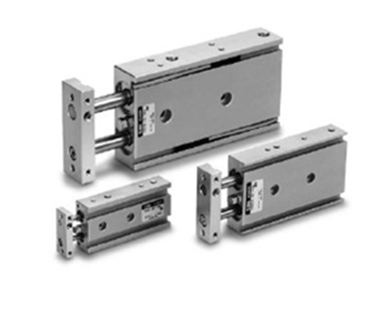 SMC CXSL15 Dual Rod Guided Cylinder - SMC