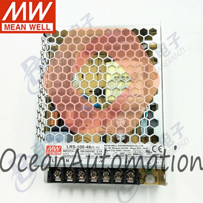 1 pcs MEAN WELL LRS-100-48 110.4W 48V 2.3A power supply