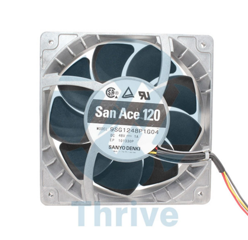 new SanAce 9SG1248P1G0412038 48V 1.0A 4-line 120MM Metal Shell Inverter Fan - SANACE