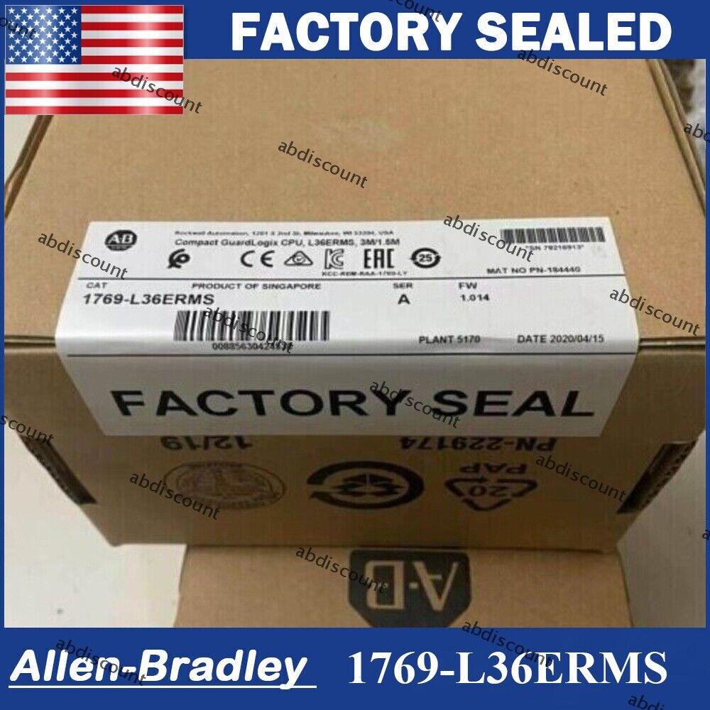 1769 L36ERMS CompactLogix 3MB Motion Module for Allen Bradley Ship - ALLEN BRADLEY