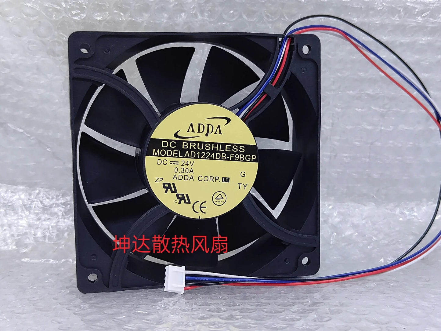 ADDA AD1224DB-F9BGP 12038 DC24V 0.30A 12CM 4-Pin Inverter Cooling Fan