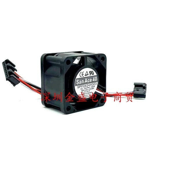 SANYO 9PF0424H303 DC24V 0.95A A90L-0001-0580#A 4CM Fanuc Interface Cooling Fan