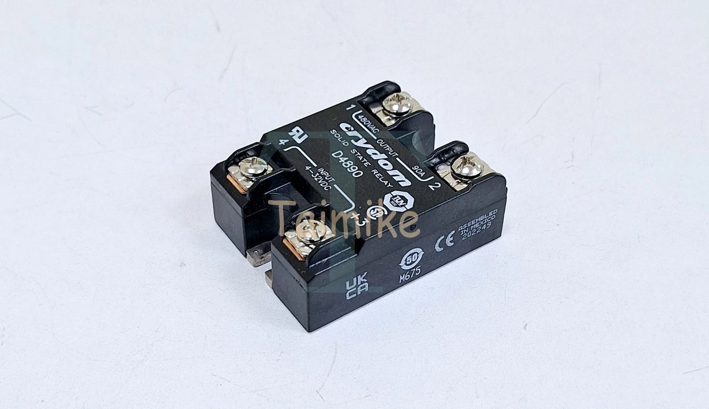 Crydom D4890 Solid State Relay 4-32VDC (Lot of 2 pcs)
