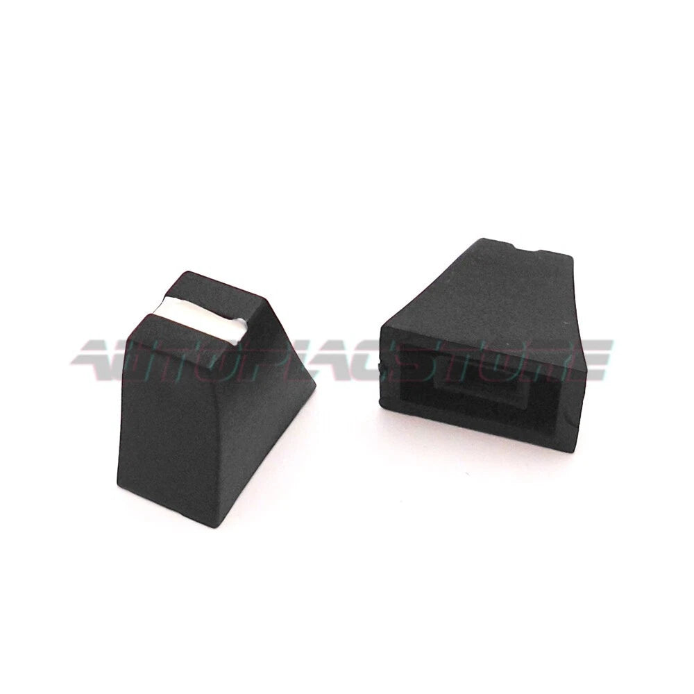 20pcs For Graphic Equalizer 12mmLx7mmW Potentiometer Fader Knob Cap #au