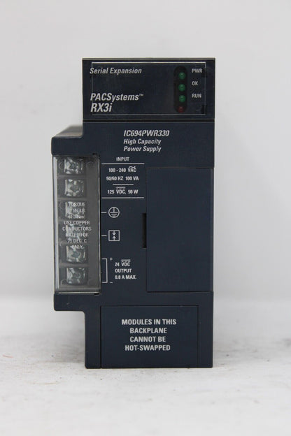 used GE Fanuc IC694PWR330B Power Supply Module - GE