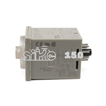 OMRON H3CR-F8 Twin Timer 100-240V AC Box - OMRON