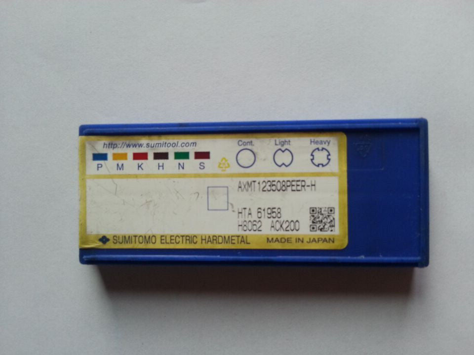 10PCS AXMT123508PEER-H ACP200 Carbide Inserts for Cutting - SUMITOMO