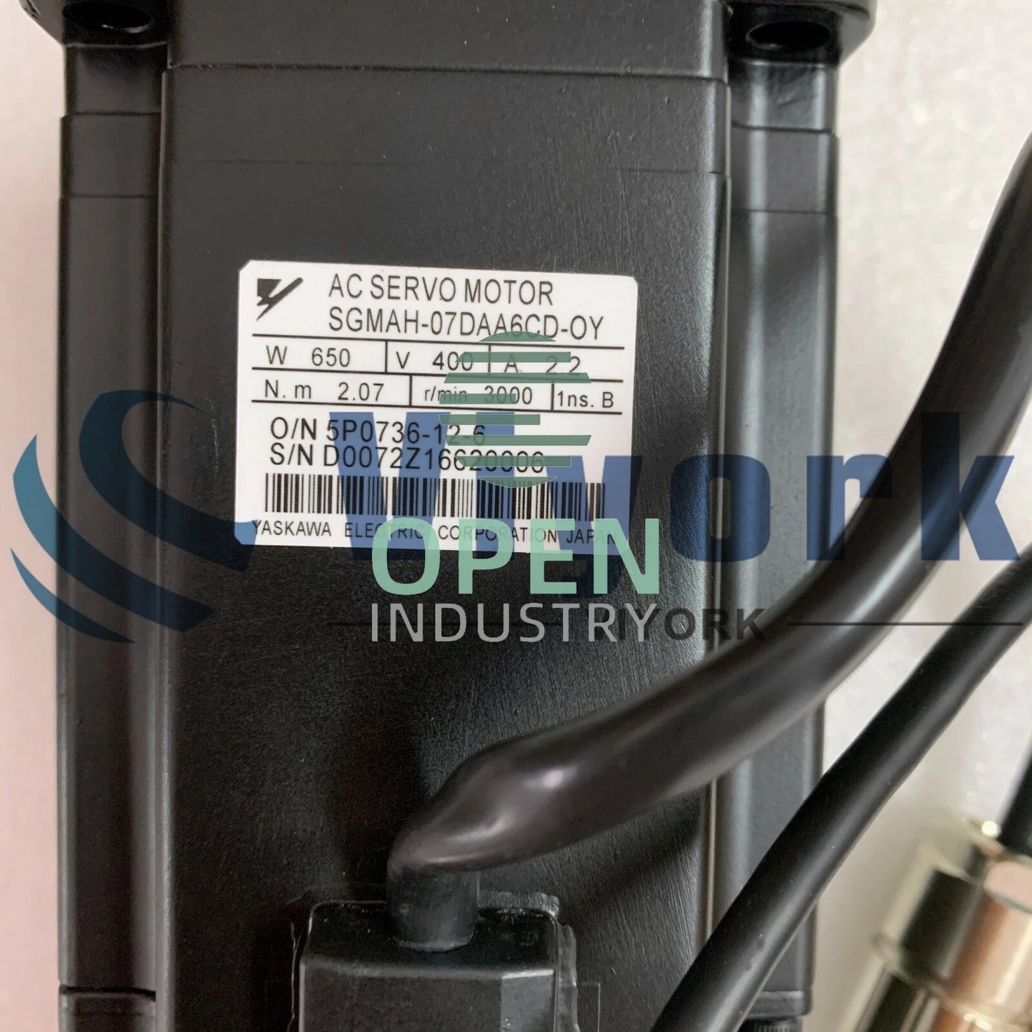 1PCS Yaskawa SGMAH-07DAA6CD-OY AC SERVO MOTOR
