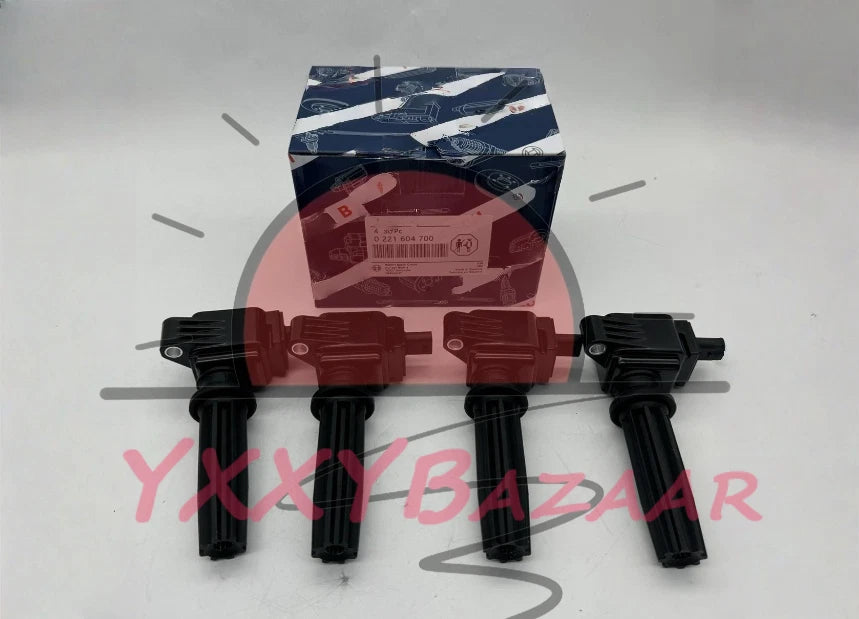 4PACK Ignition Coil 0221604700 FOR Land Rover Discovery Sport Lincoln 2.0L BOSCH