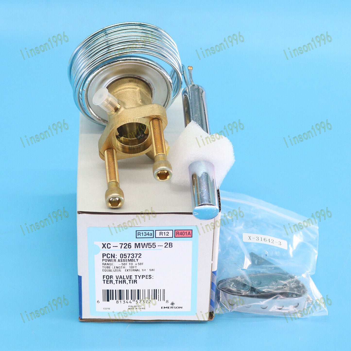 EMERSON Expansion Valve Power Assembly XC-726 MW55-2B In Box - EMERSON