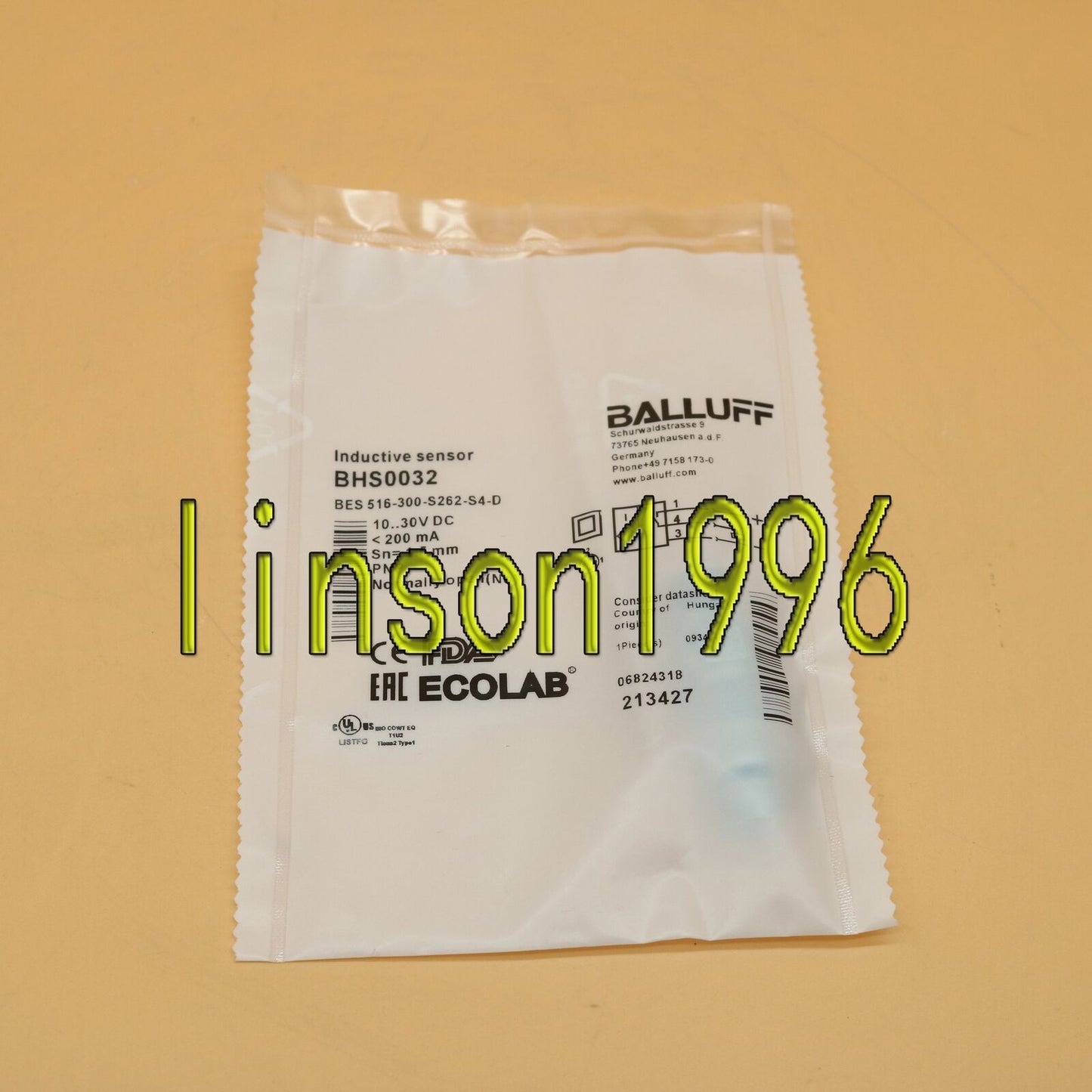 1PC Balluff BES 516-300-S262-S4-D Proximity switch - BALLUFF