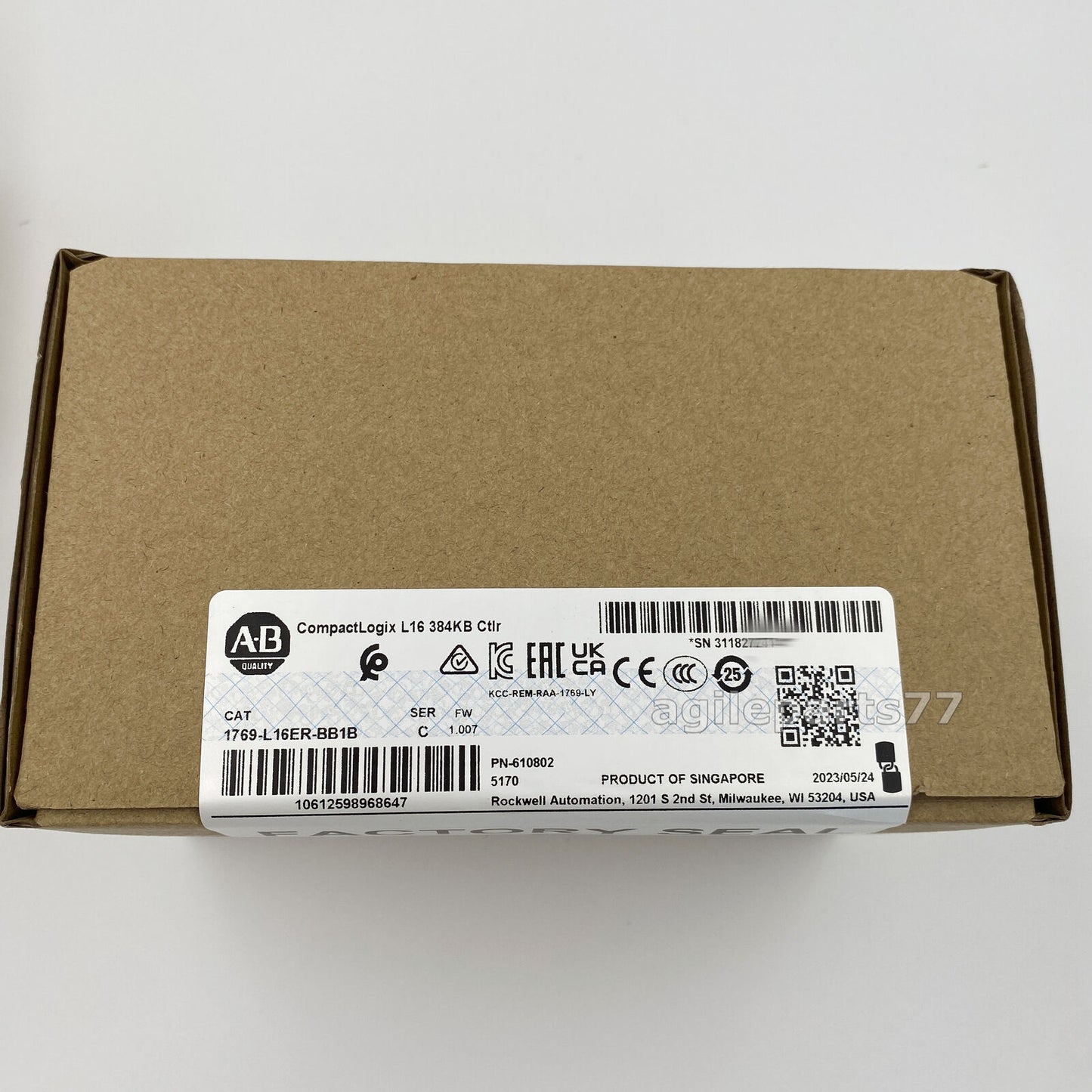 AB 1769-L16ER-BB1B CompactLogix 384KB Controller 2022 NEW Factory Sealed TX - KOEED