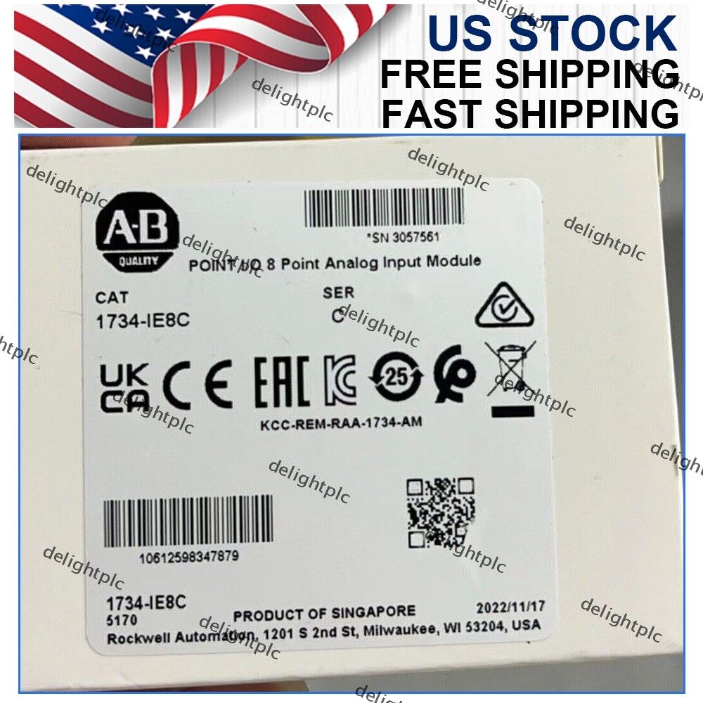 New 1734IE8C 8 Point Analog Input Module 2023 TX Stock - TEKTRONICS