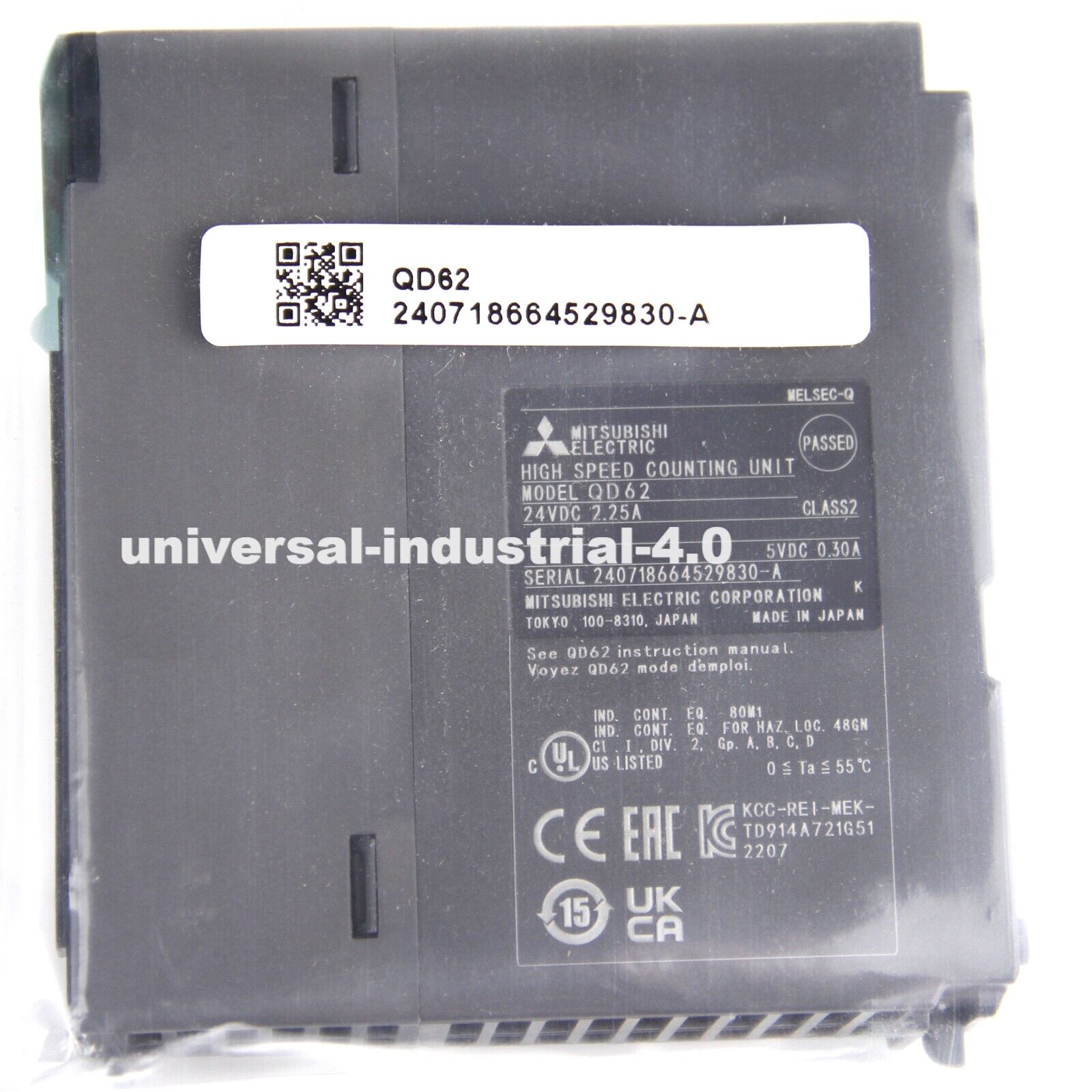 Mitsubishi QD62 High Speed Counting Unit - High Performance Counter Device - MITSUBISHI