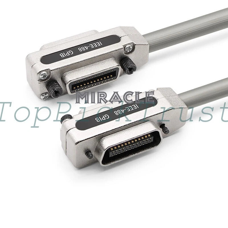 1PC 0.5M/1M/1.5M/3M/5M IEEE488 Data line Transmission line GPIB line GBIP Cable