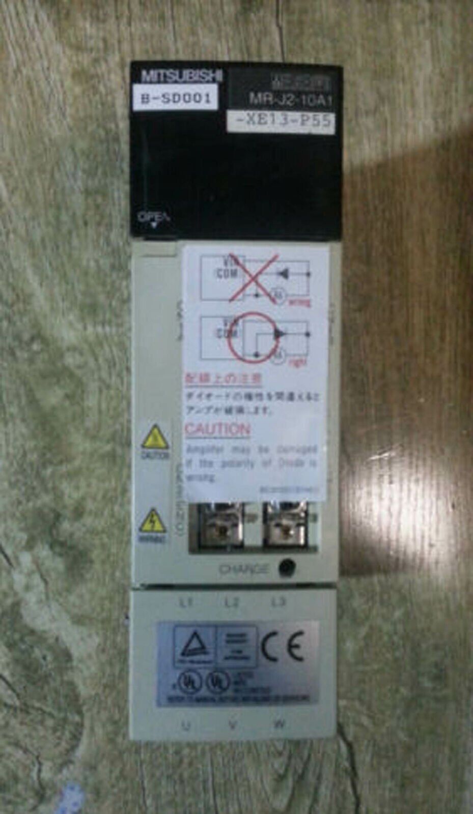 Mitsubishi Servo Drive MR-J2-10A1-XE13-P55 Tested - Good Condition - MITSUBISHI