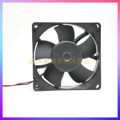 SJ SA240825BL 8025 DC24V 0.29A 8CM 2-Wire Inverter Cooling Fan