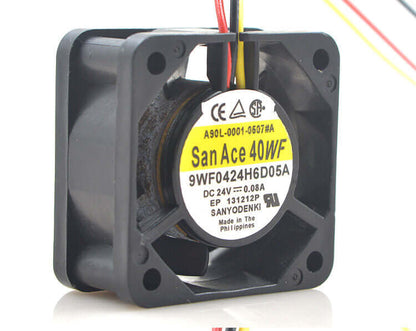 1pcs Sanyo 9WF0424H6D05A 4CM 24V 0.08A 4020 for Fanuc Fan
