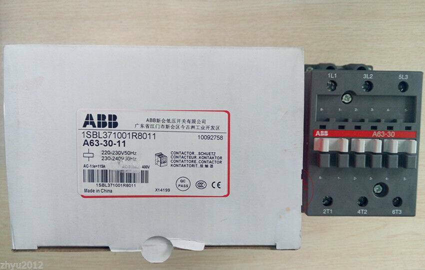 new ABB Contactor A63-30-11 110VAC ( A633011110VAC ) - ABB